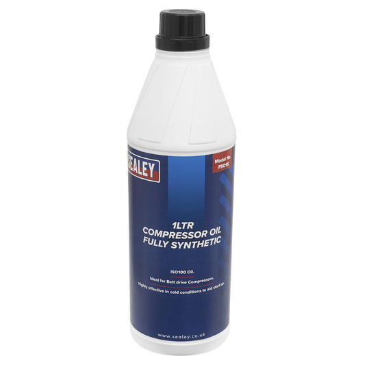 Sealey FSO1S Fully Synthetic Compressor Oil 1L