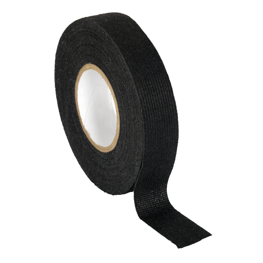 Sealey FT01 Fleece Tape 19mm x 15m - Black