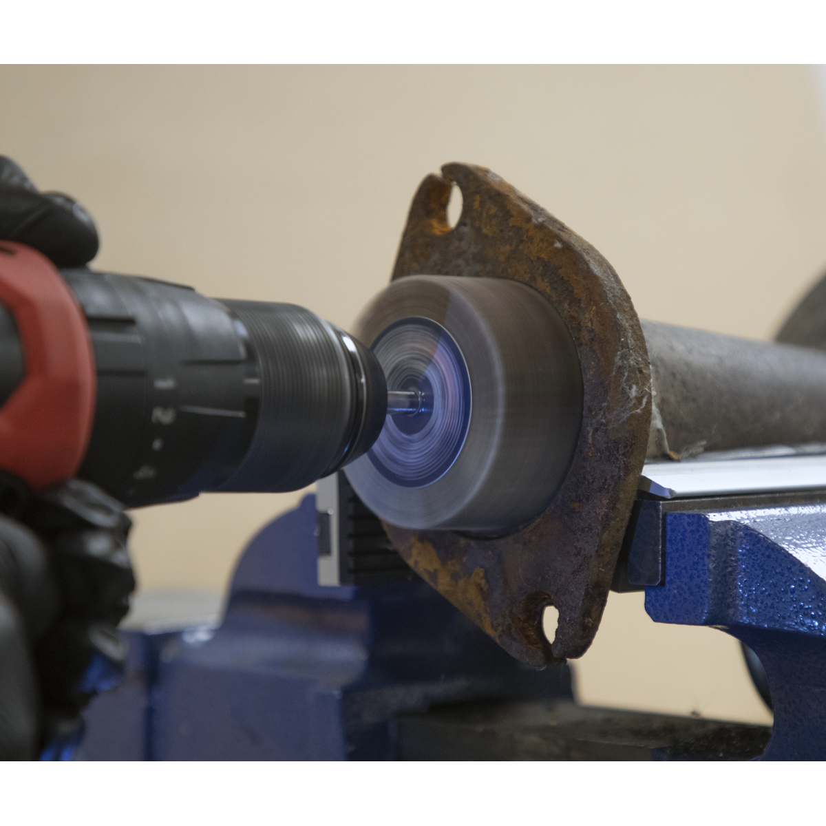 Sealey FW6030605 60 x 30mm Abrasive Flap Wheel with 6mm Shaft 60Grit - Pack of 5