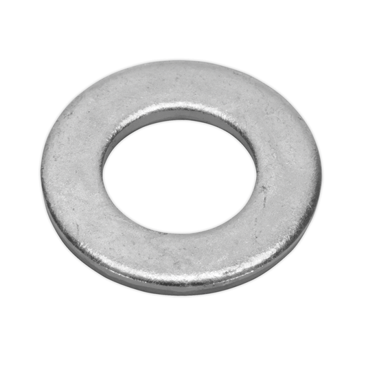 Sealey FWA1428 Zinc Plated Form A Flat Washer M14 x 28mm, DIN 125 - Pack of 50