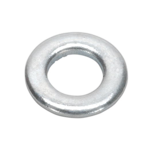 Sealey FWA510 Zinc Plated Form A Flat Washer M5 x 10mm, DIN 125 - Pack of 100