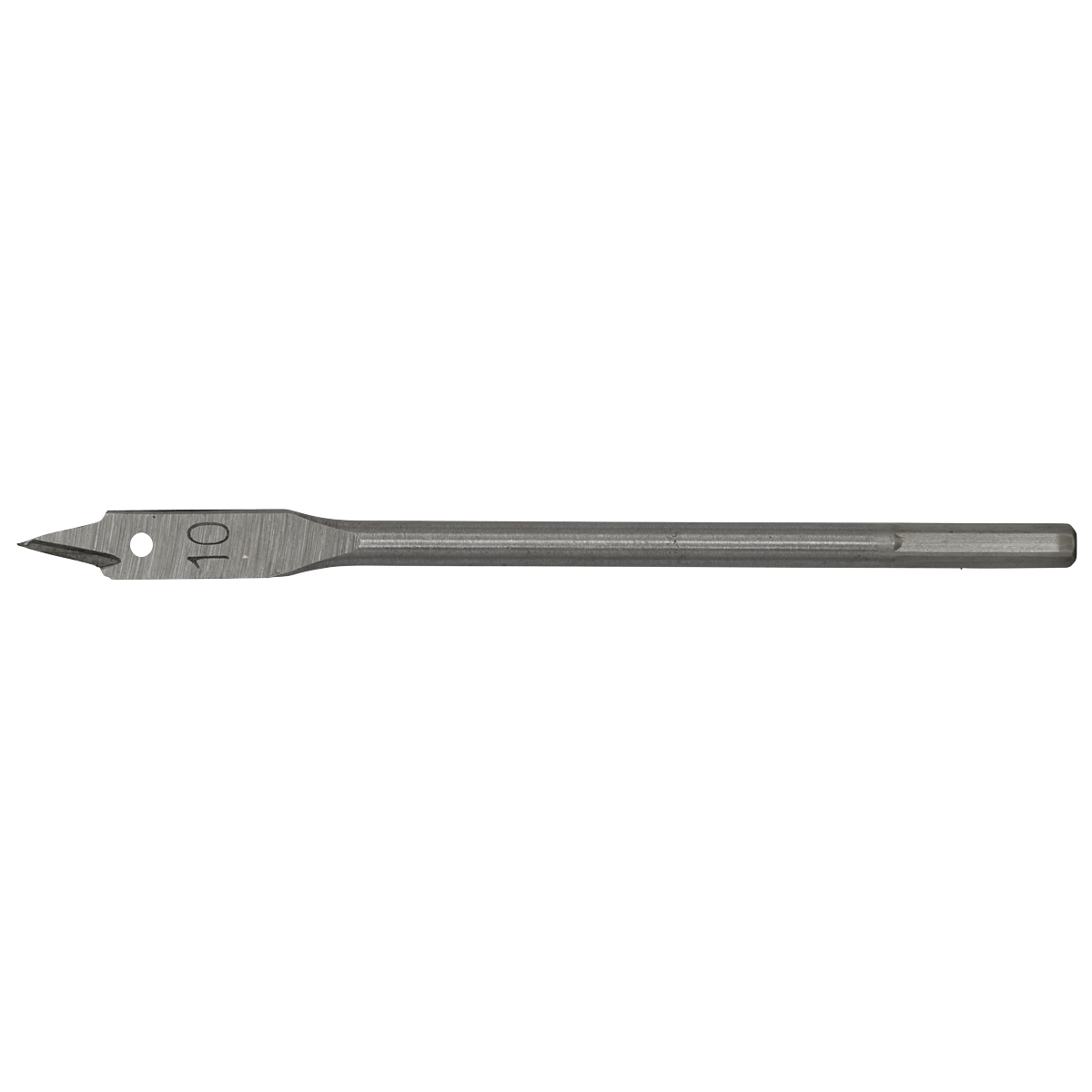 Sealey FWB10 Flat Wood Drill Bit 10mm x 152mm