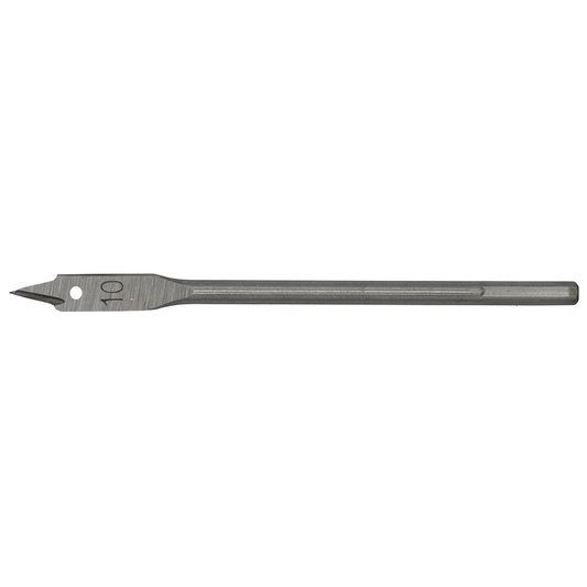 Sealey FWB10 Flat Wood Drill Bit 10mm x 152mm