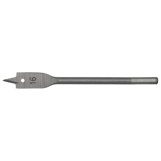 Sealey FWB16 Flat Wood Drill Bit 16mm x 152mm