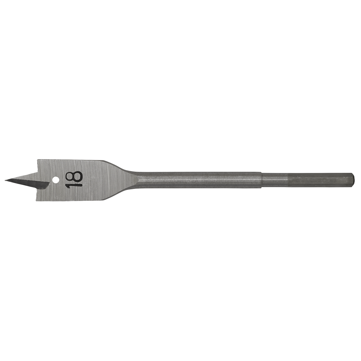 Sealey FWB18 Flat Wood Drill Bit 18mm x 152mm