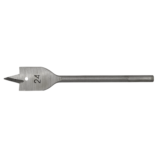 Sealey FWB24 Flat Wood Drill Bit 24mm x 152mm