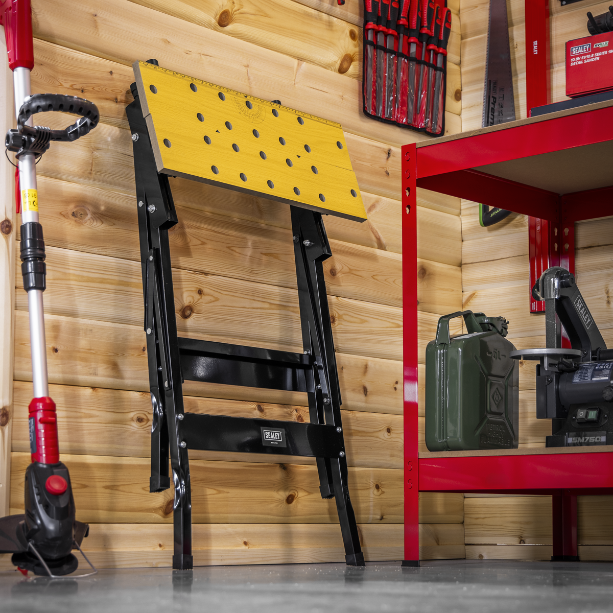 Sealey FWB3 Tilt & Clamp Folding Workbench