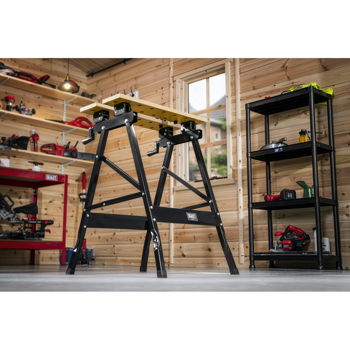 Sealey FWB3 Tilt & Clamp Folding Workbench