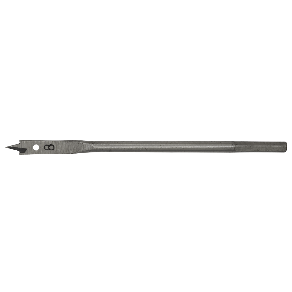 Sealey FWB80 Flat Wood Drill Bit 8mm x 152mm