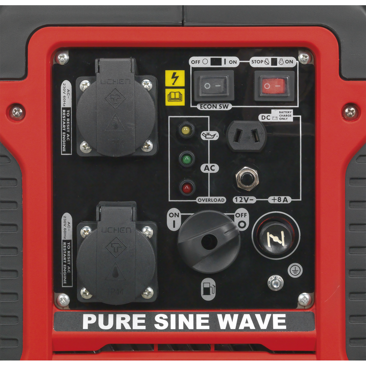 Sealey G2000I 2000W Inverter Generator 4-Stroke Engine 230V