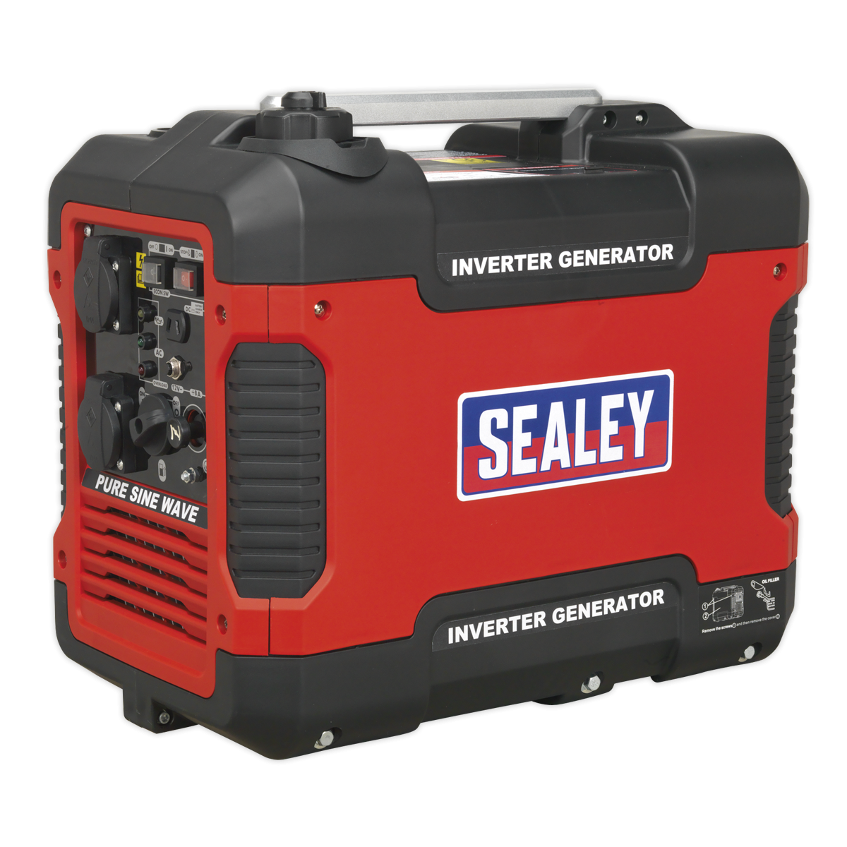 Sealey G2000I 2000W Inverter Generator 4-Stroke Engine 230V