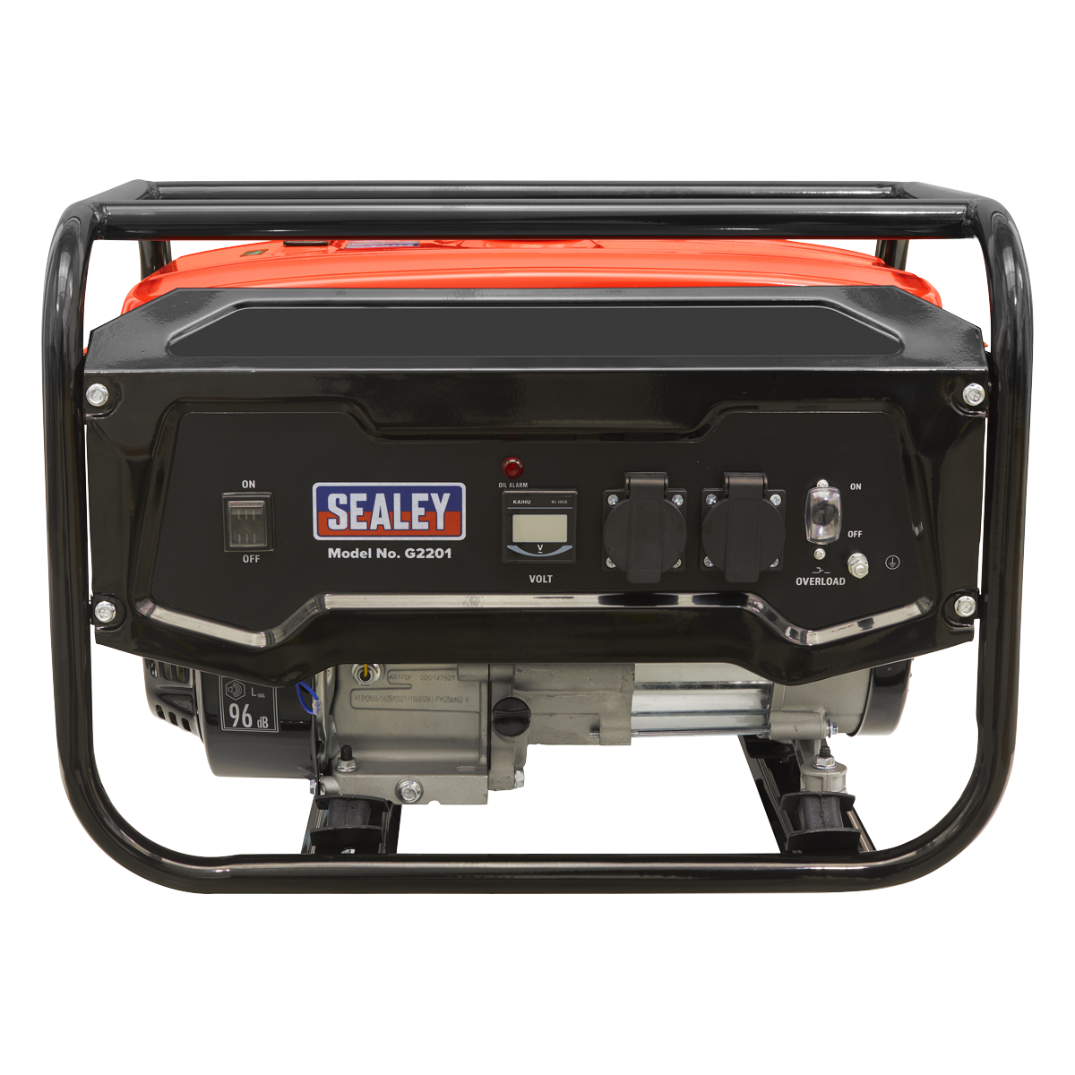 Sealey G2201 2200W Generator 6.5hp 4-Stroke Engine 230V