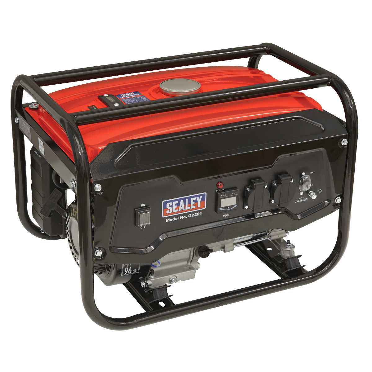 Sealey G2201 2200W Generator 6.5hp 4-Stroke Engine 230V