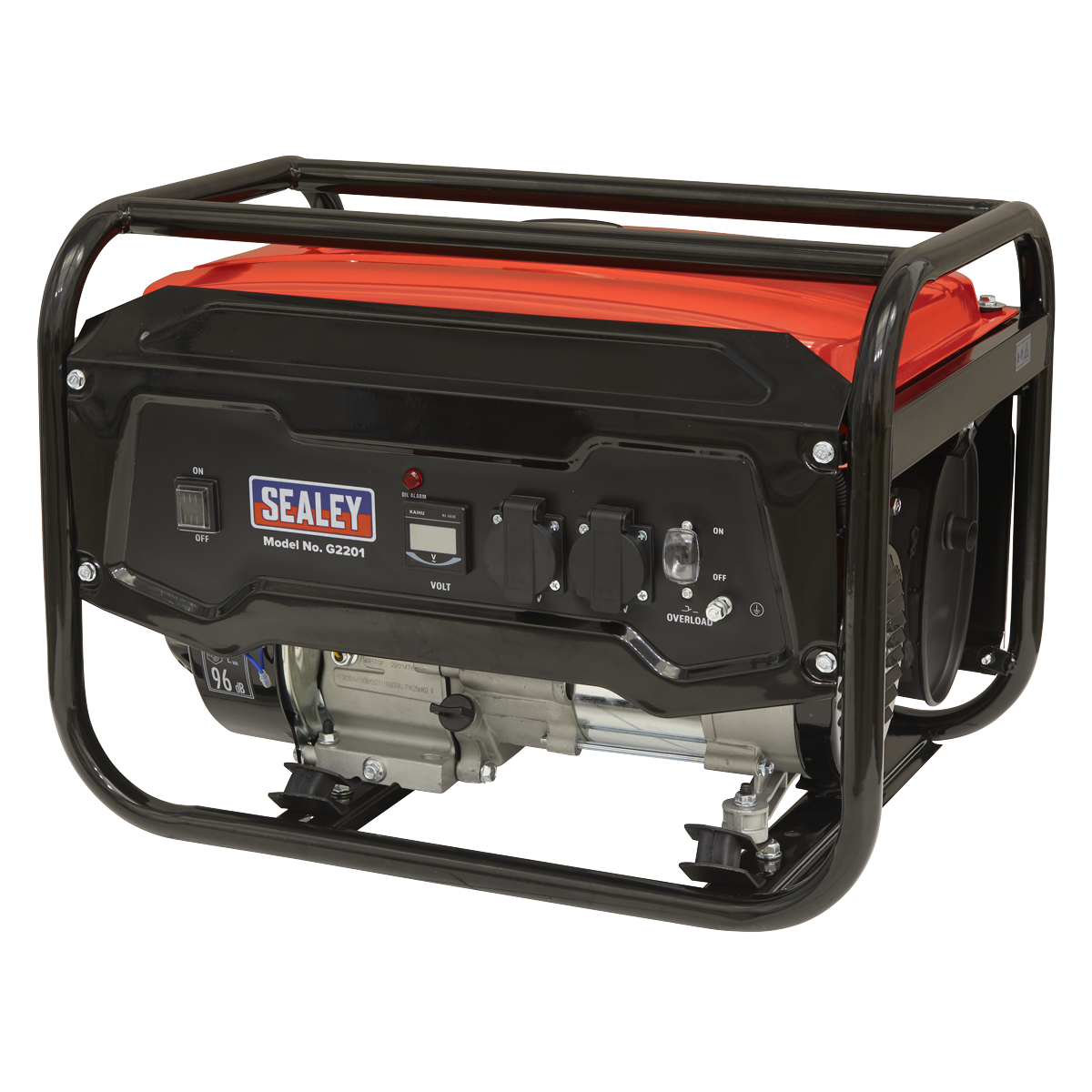 Sealey G2201 2200W Generator 6.5hp 4-Stroke Engine 230V