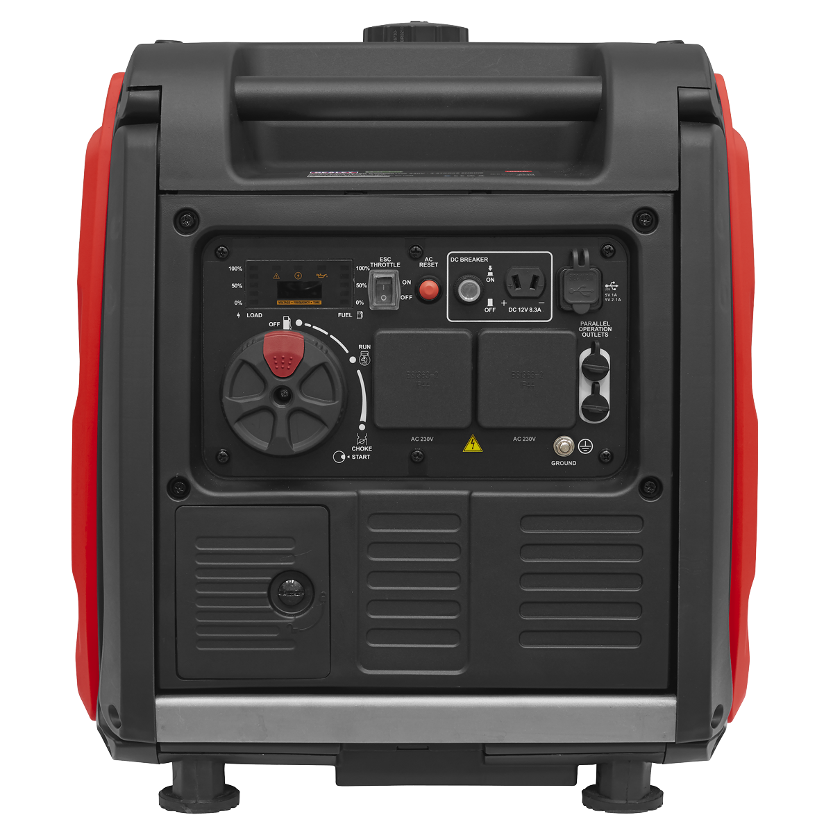 Sealey G3500I 3500W Inverter Generator 4-Stroke Engine 230V