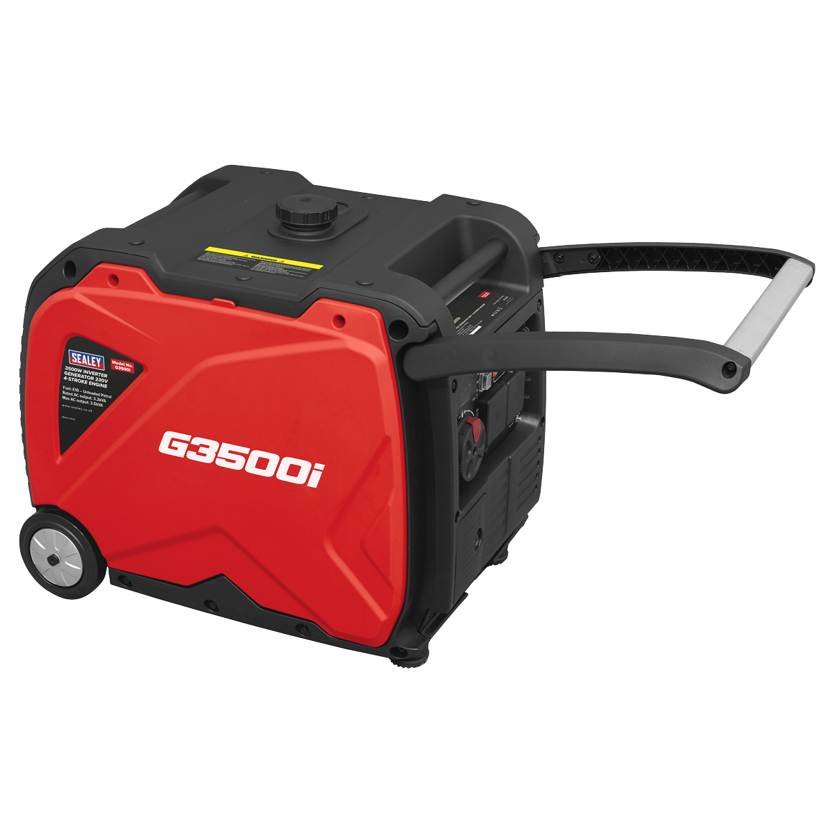 Sealey G3500I 3500W Inverter Generator 4-Stroke Engine 230V