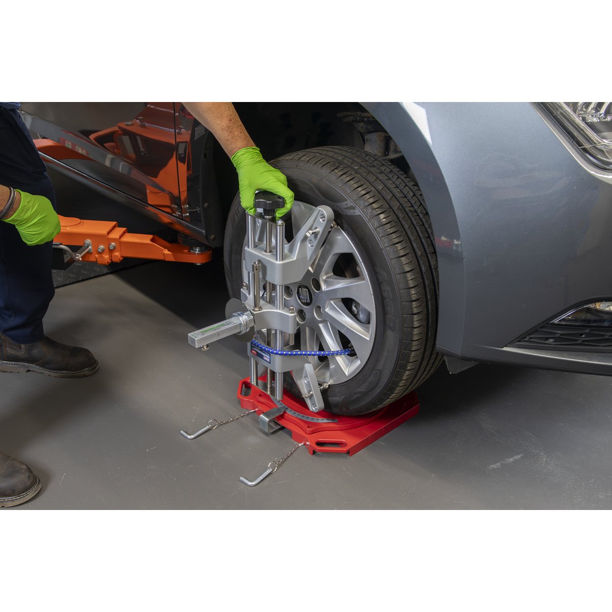 Sealey GA47 Magnetic Camber/Castor Gauge 2pc