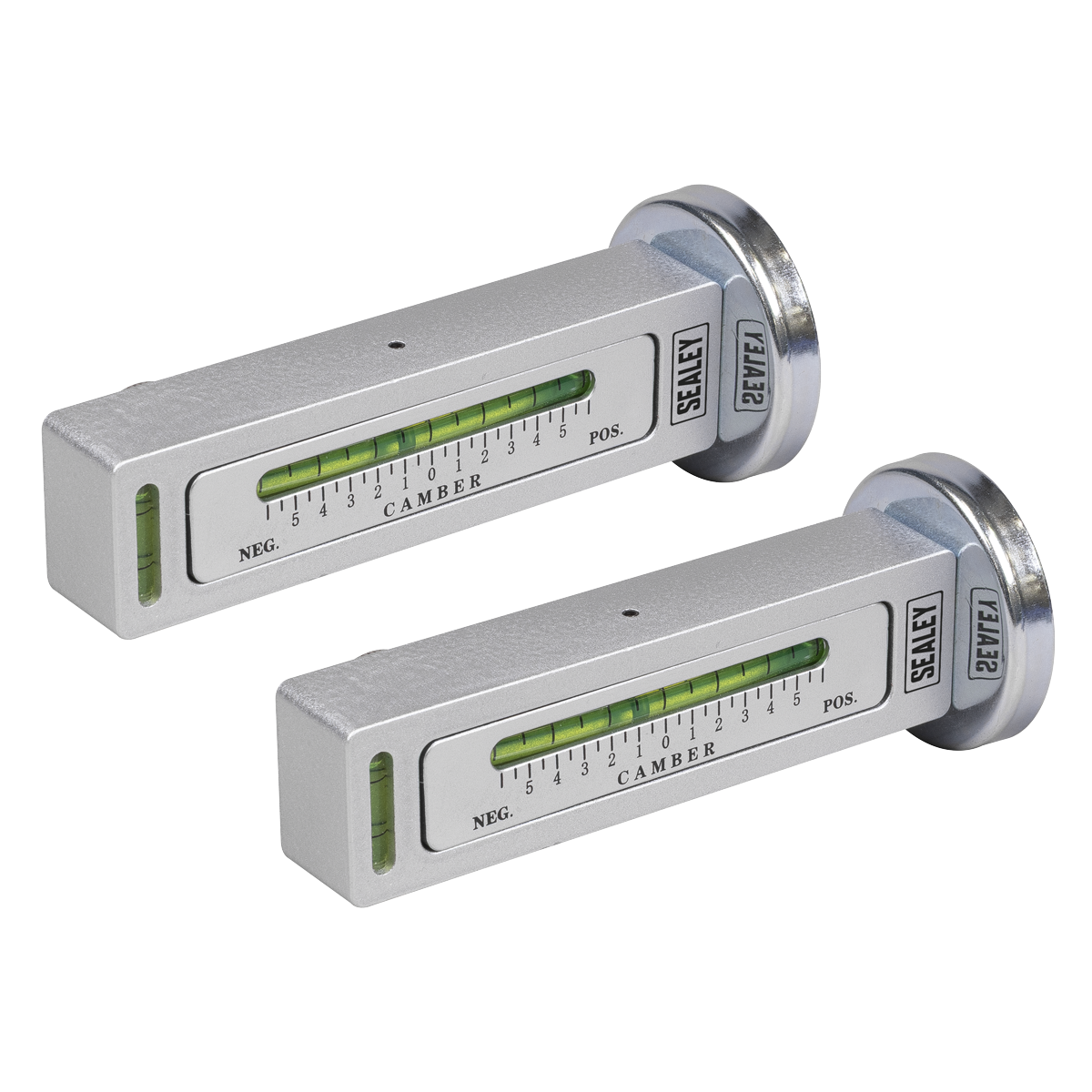 Sealey GA47 Magnetic Camber/Castor Gauge 2pc