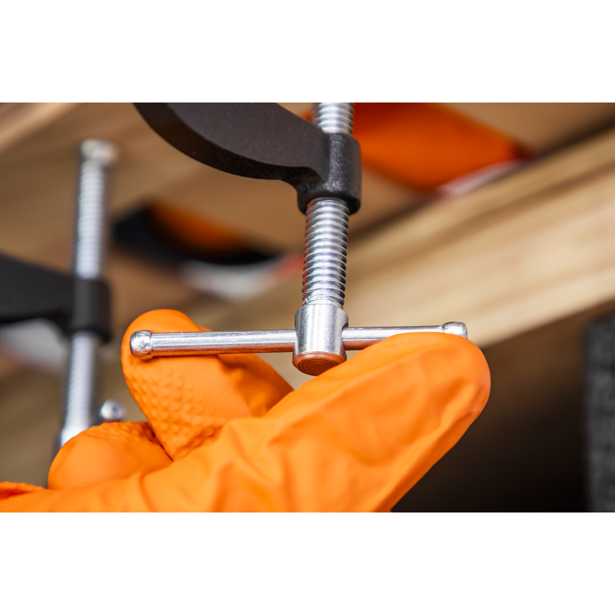 Sealey GCC03 Junior C-Clamp Set 38 x 38mm 8pc