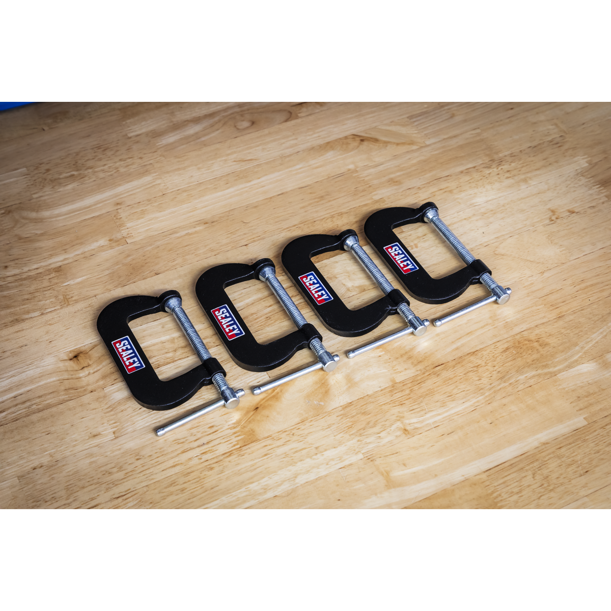 Sealey GCC06 Junior C-Clamp Set 51 x 32mm 4pc