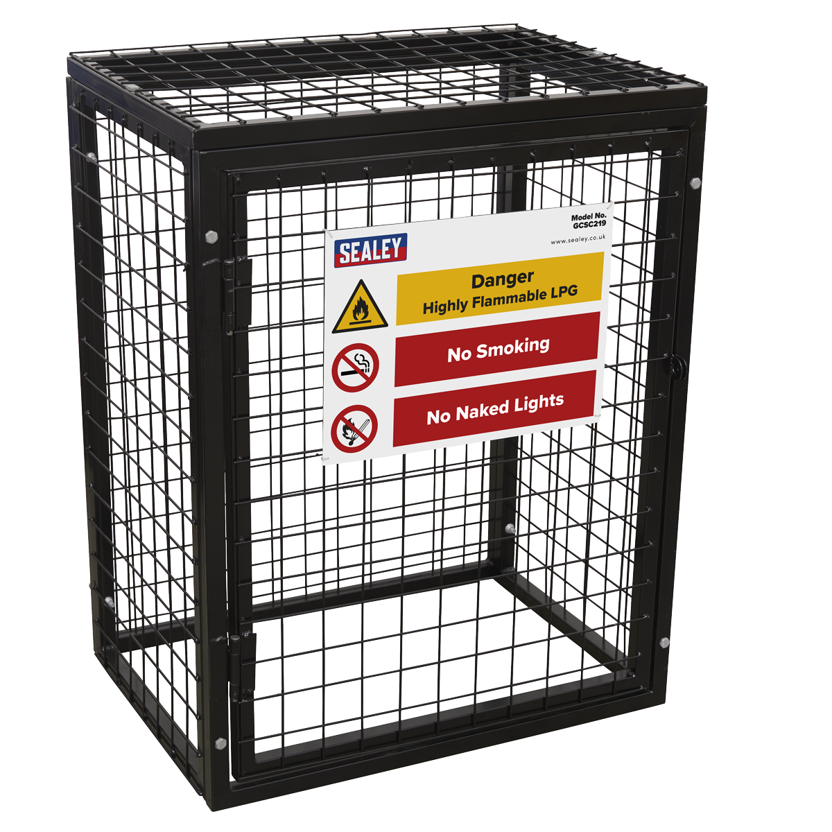 Sealey GCSC219 Gas Cylinder Safety Cage - 2 x 19kg