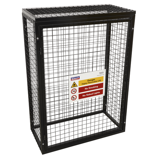 Sealey GCSC247 Gas Cylinder Safety Cage - 2 x 47kg