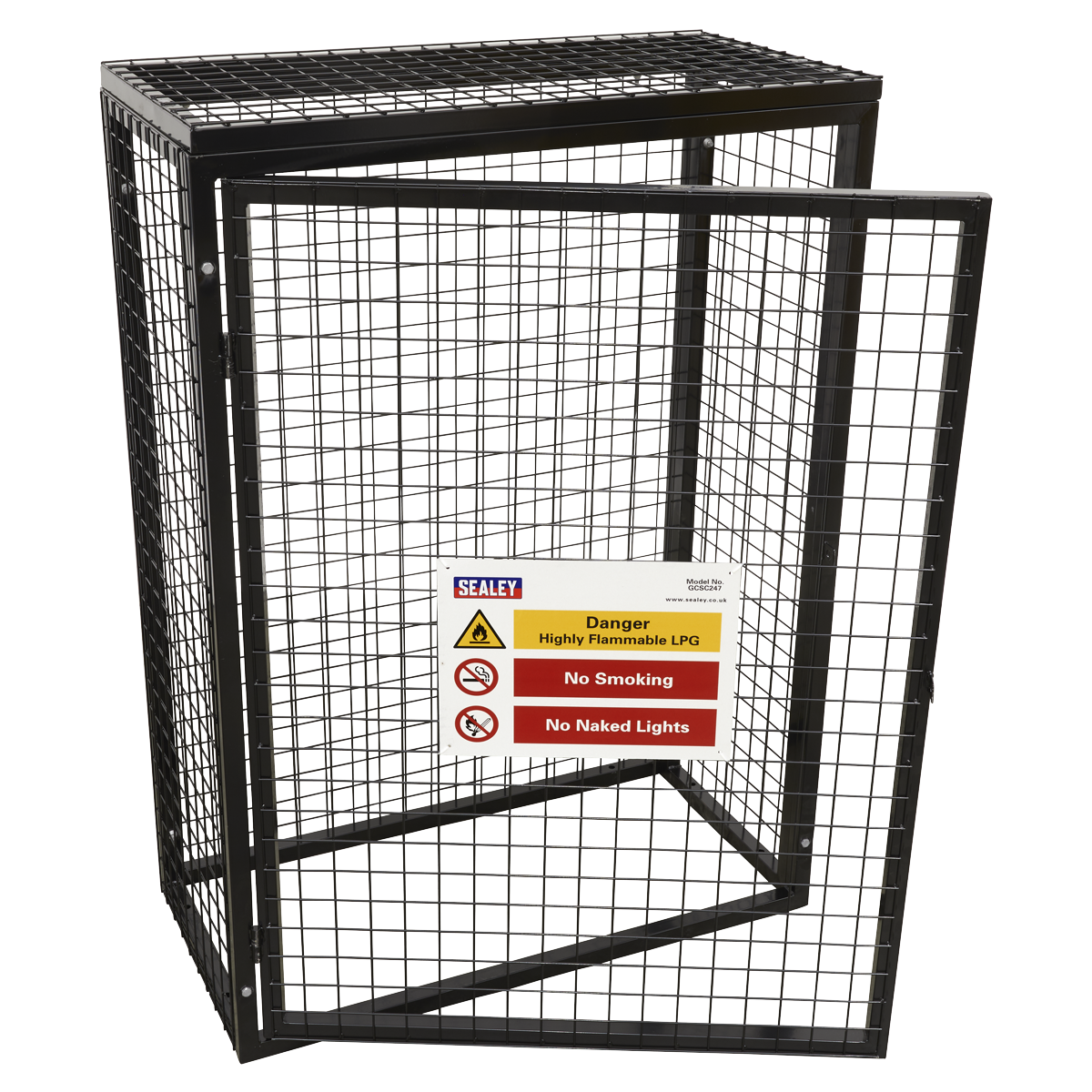 Sealey GCSC247 Gas Cylinder Safety Cage - 2 x 47kg