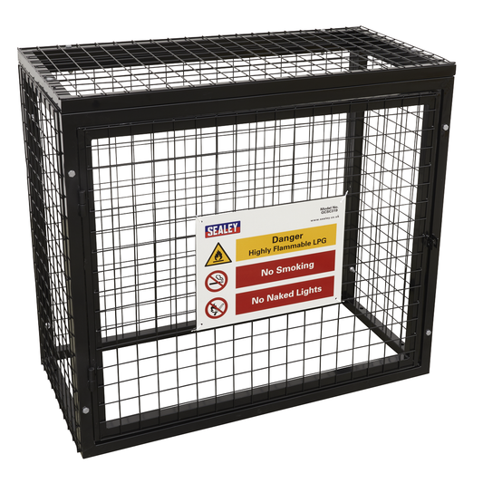 Sealey GCSC319 Gas Cylinder Safety Cage - 3 x 19kg