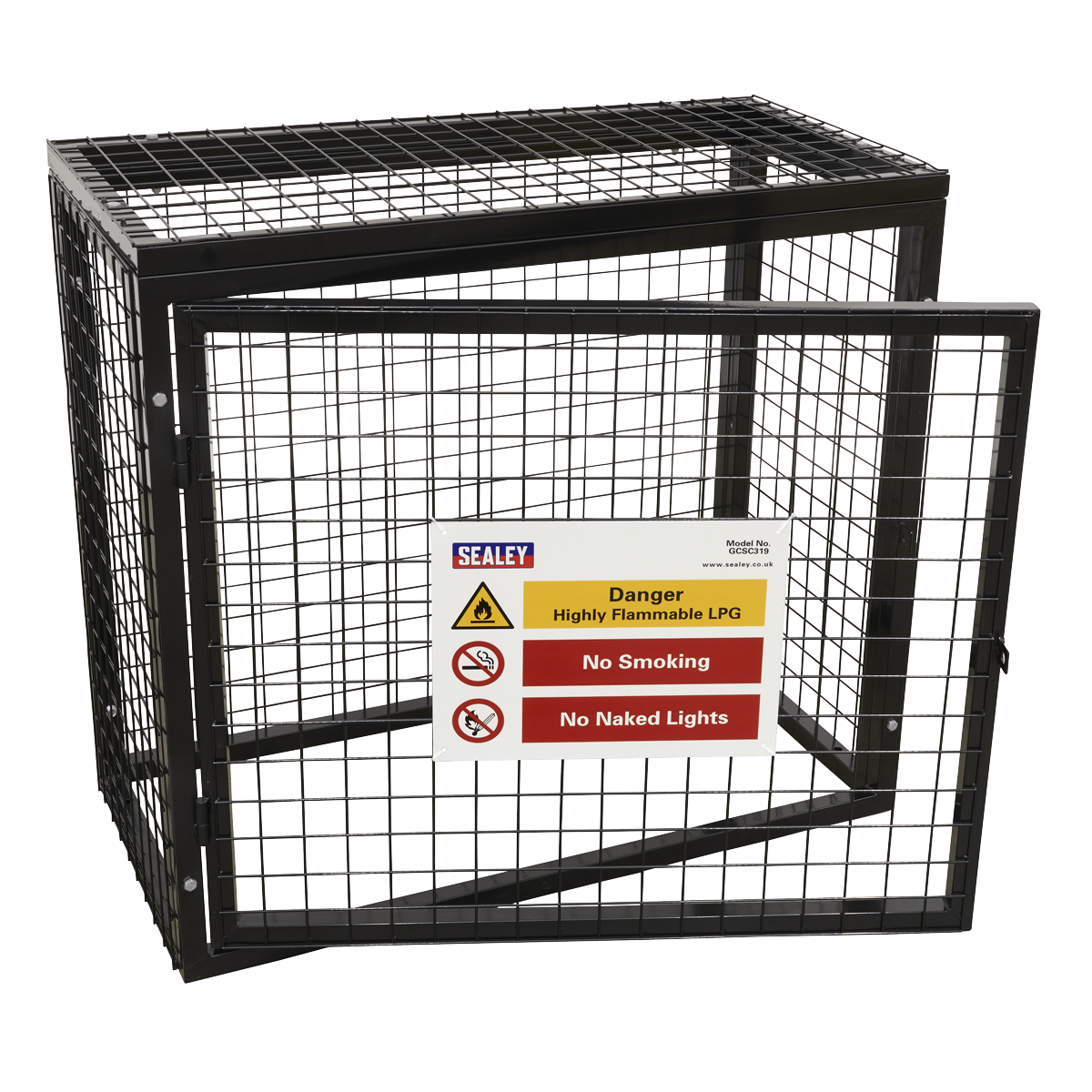 Sealey GCSC319 Gas Cylinder Safety Cage - 3 x 19kg