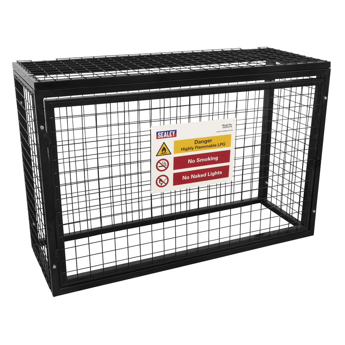 Sealey GCSC419 Gas Cylinder Safety Cage - 4 x 19kg