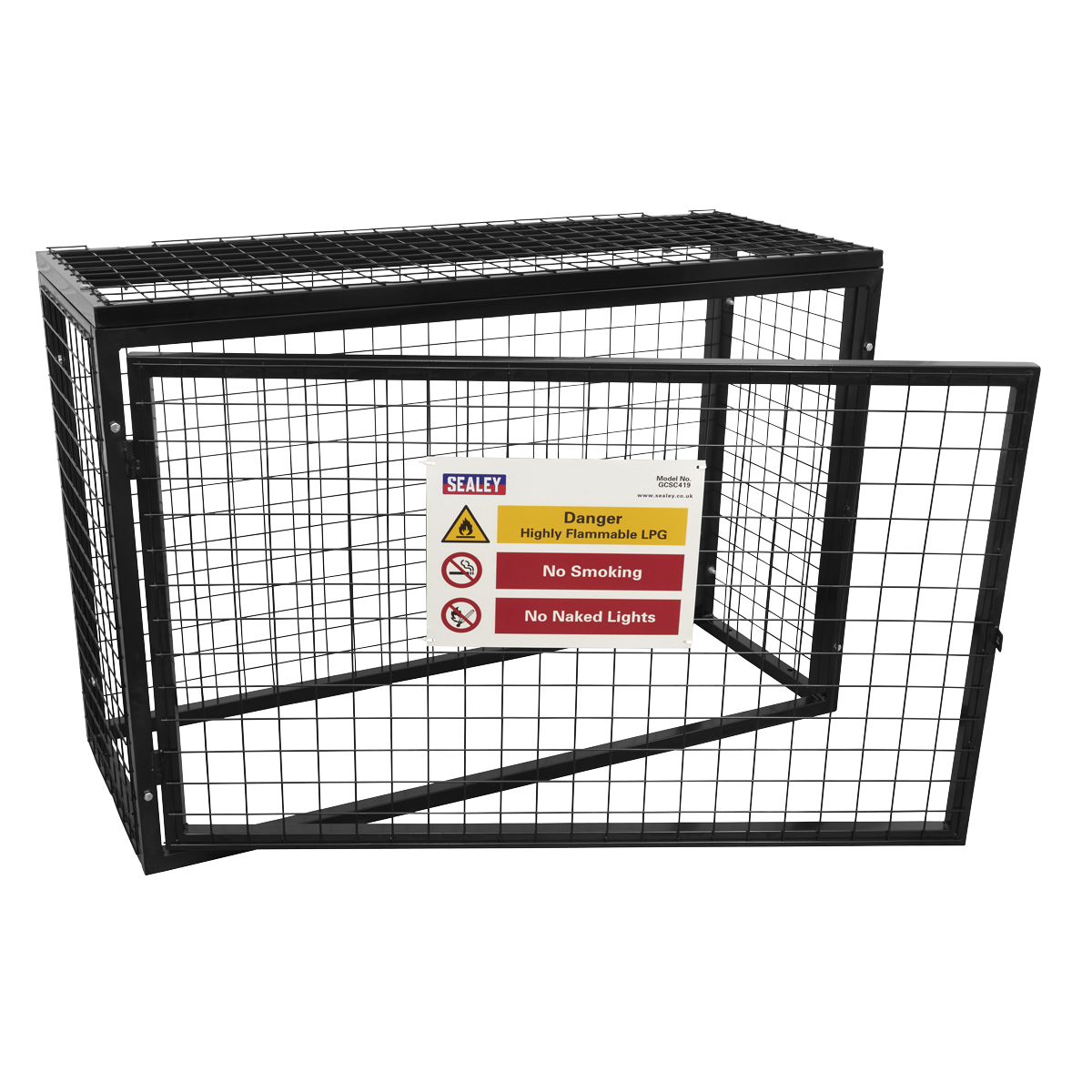 Sealey GCSC419 Gas Cylinder Safety Cage - 4 x 19kg