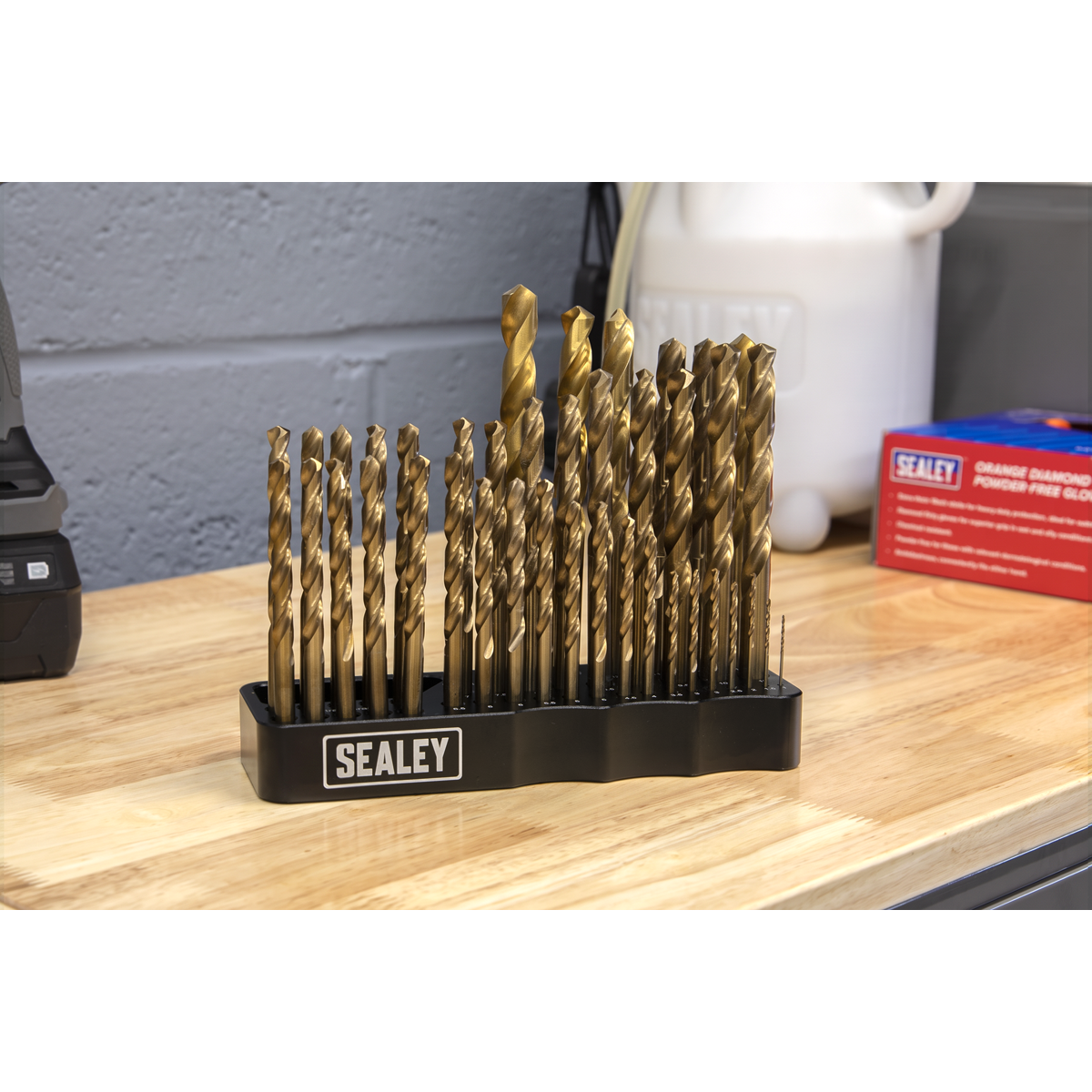 Sealey GDH78 Heavy-Duty 40 Hole Drill Bit Stand