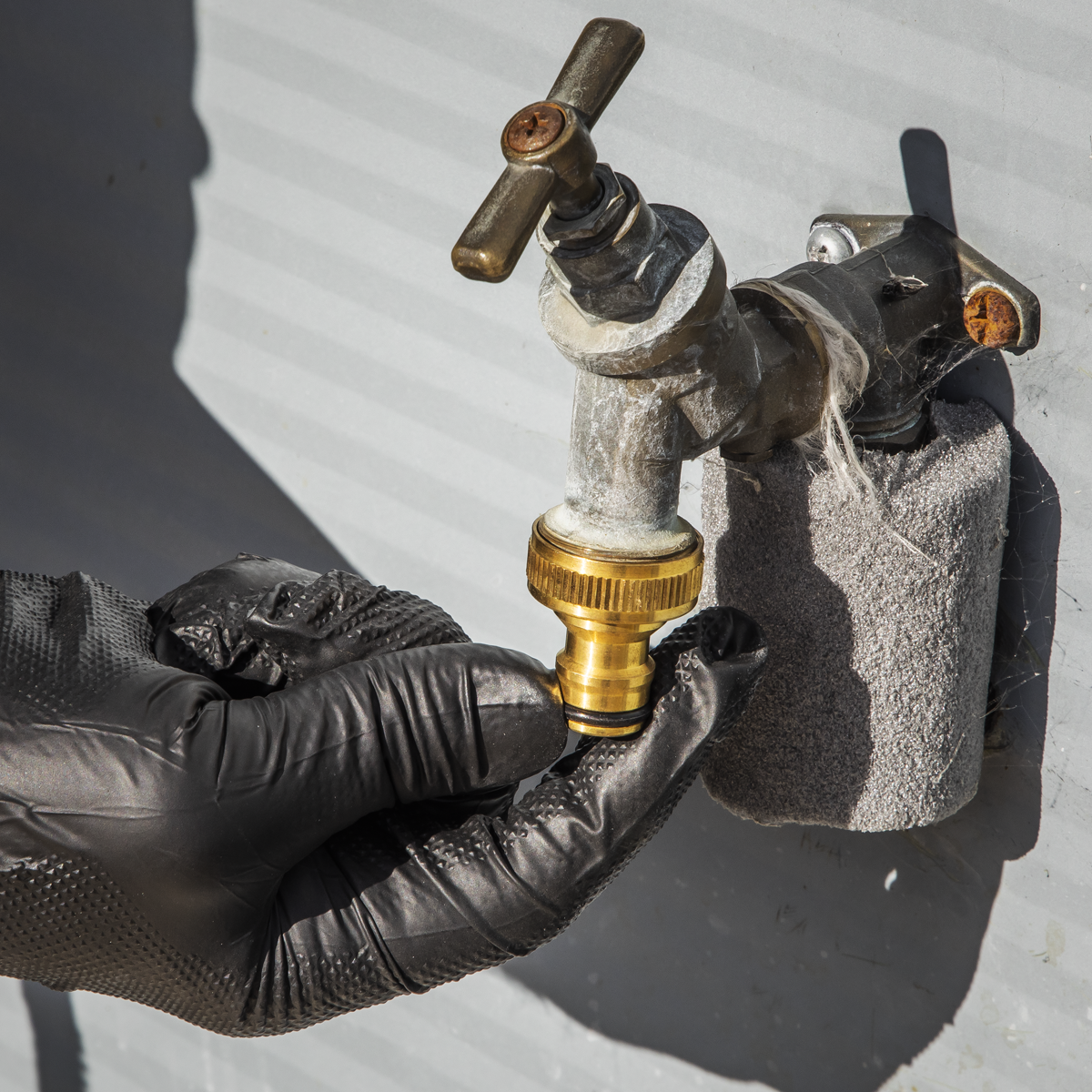 Sealey GH15E Ø17mm Expandable Garden Hose Black 15m Premium