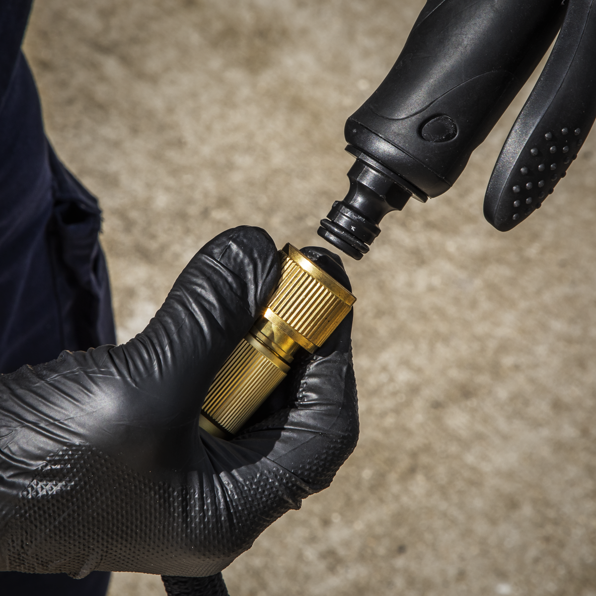 Sealey GH15E Ø17mm Expandable Garden Hose Black 15m Premium