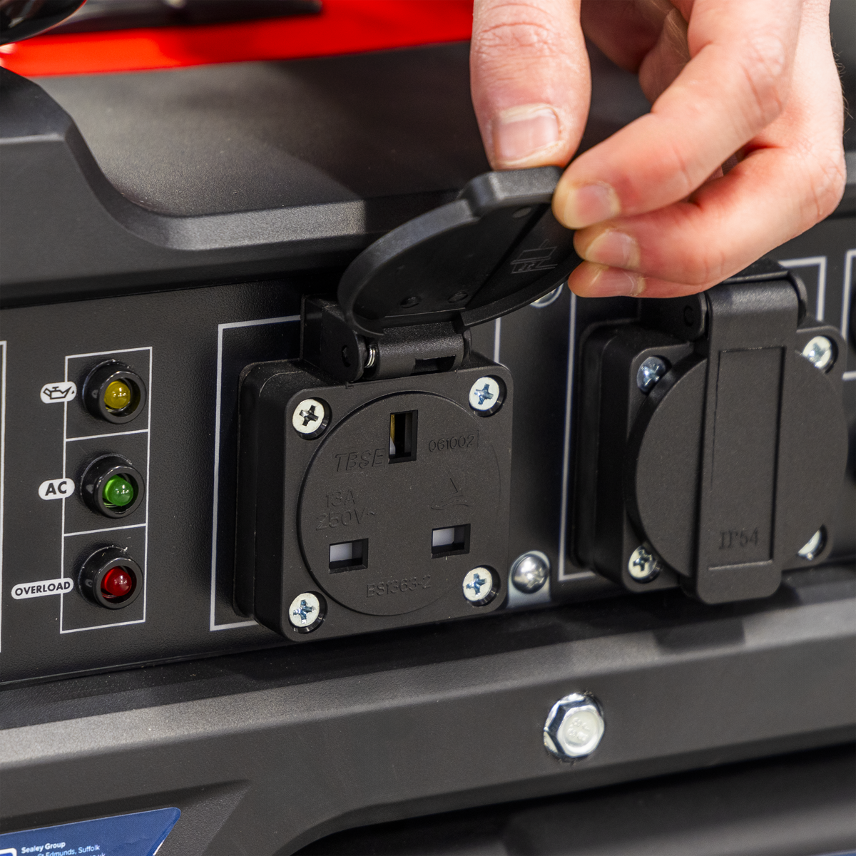 Sealey GI3500 3500W Inverter Generator 4-Stroke Engine 230V