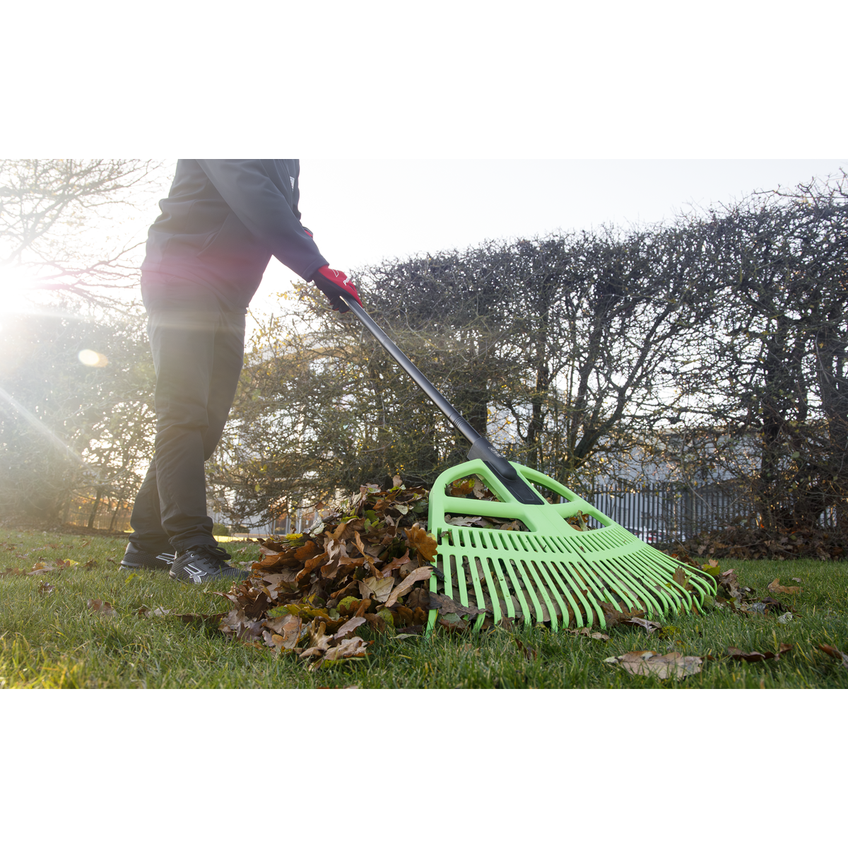 Sealey GTLG2 2-in-1 Rake & Leaf Grabbers