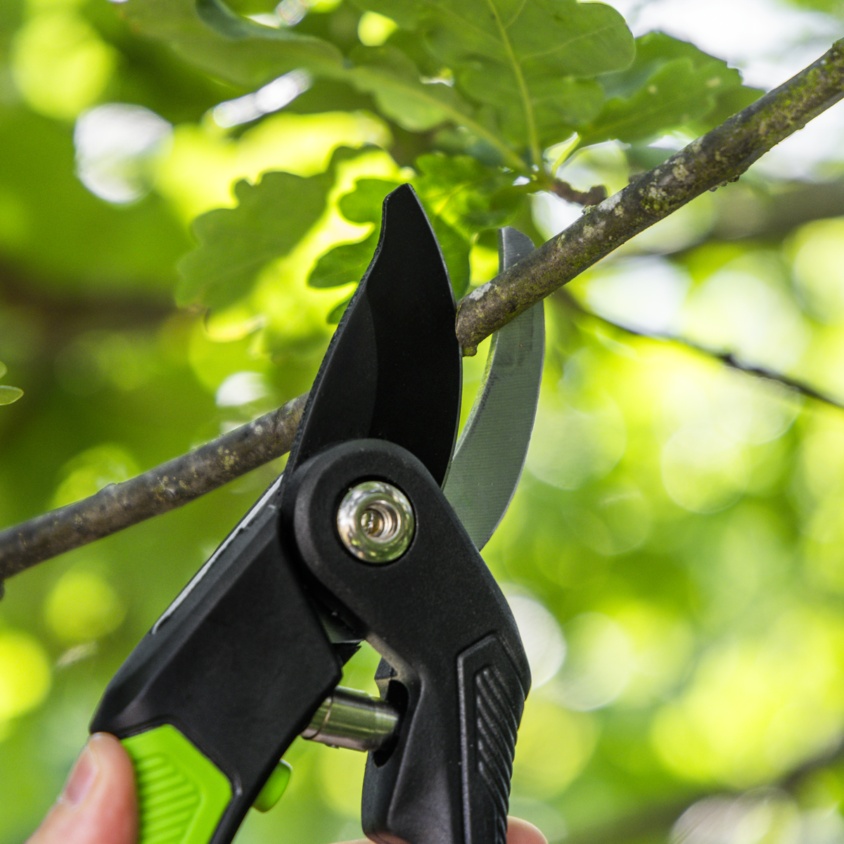 Sealey GTSG004 Bypass Secateurs with Soft Grip Handle, 3-Stage Safety Lock & Carbon Steel Blade, 220mm