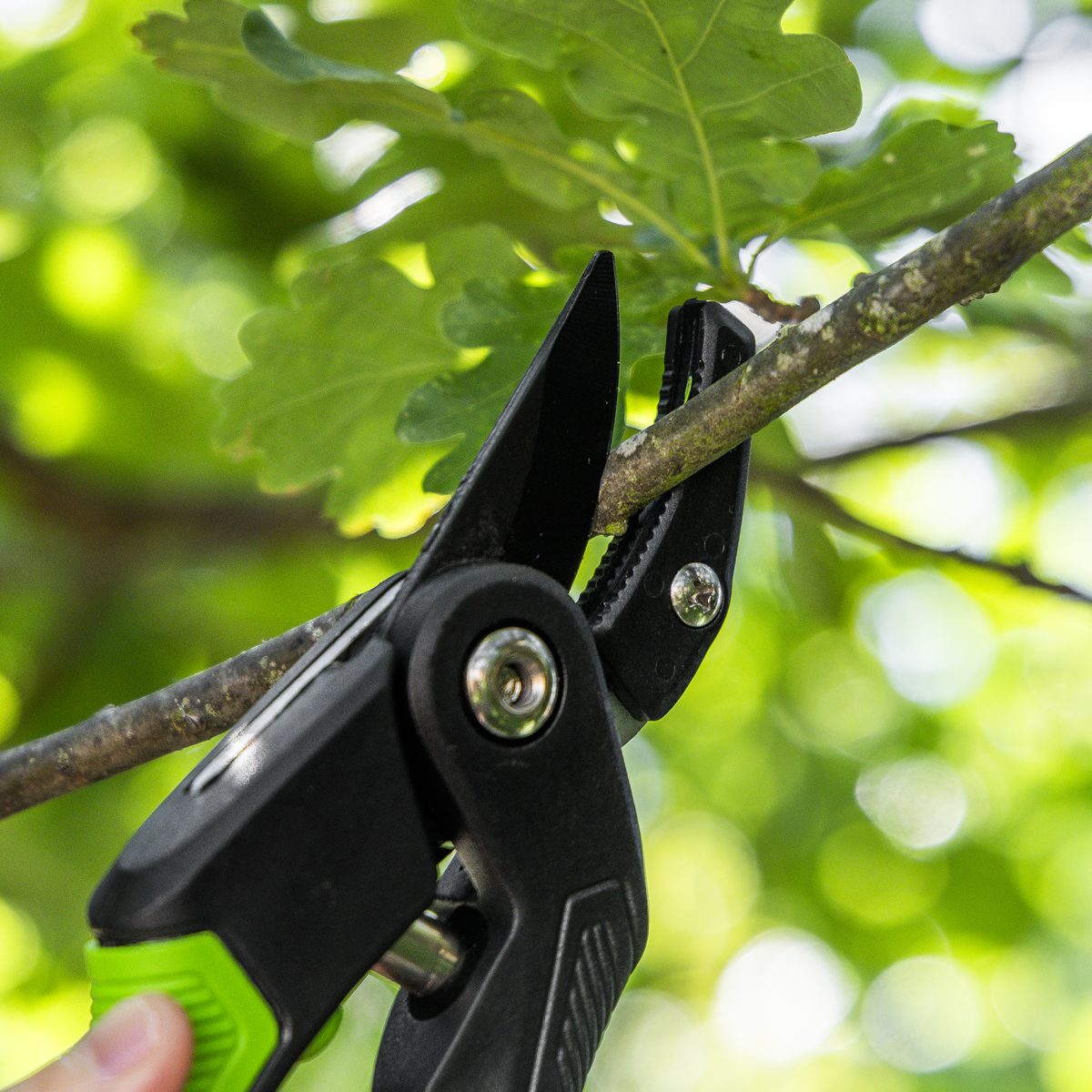 Sealey GTSG005 Anvil Secateurs with Soft Grip Handle, 3-Stage Safety Lock & Carbon Steel Blade, 220mm