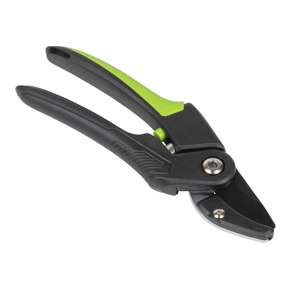Sealey GTSG005 Anvil Secateurs with Soft Grip Handle, 3-Stage Safety Lock & Carbon Steel Blade, 220mm