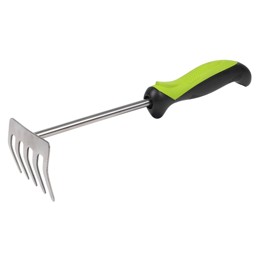 Sealey GTSG010 Hand Rake with Soft Grip Handle & Stainless Steel Tines 310mm