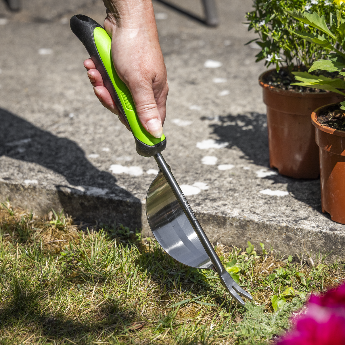 Sealey GTSG012 Hand Weeder with Soft Grip Handle & Stainless Steel Blade, 340mm