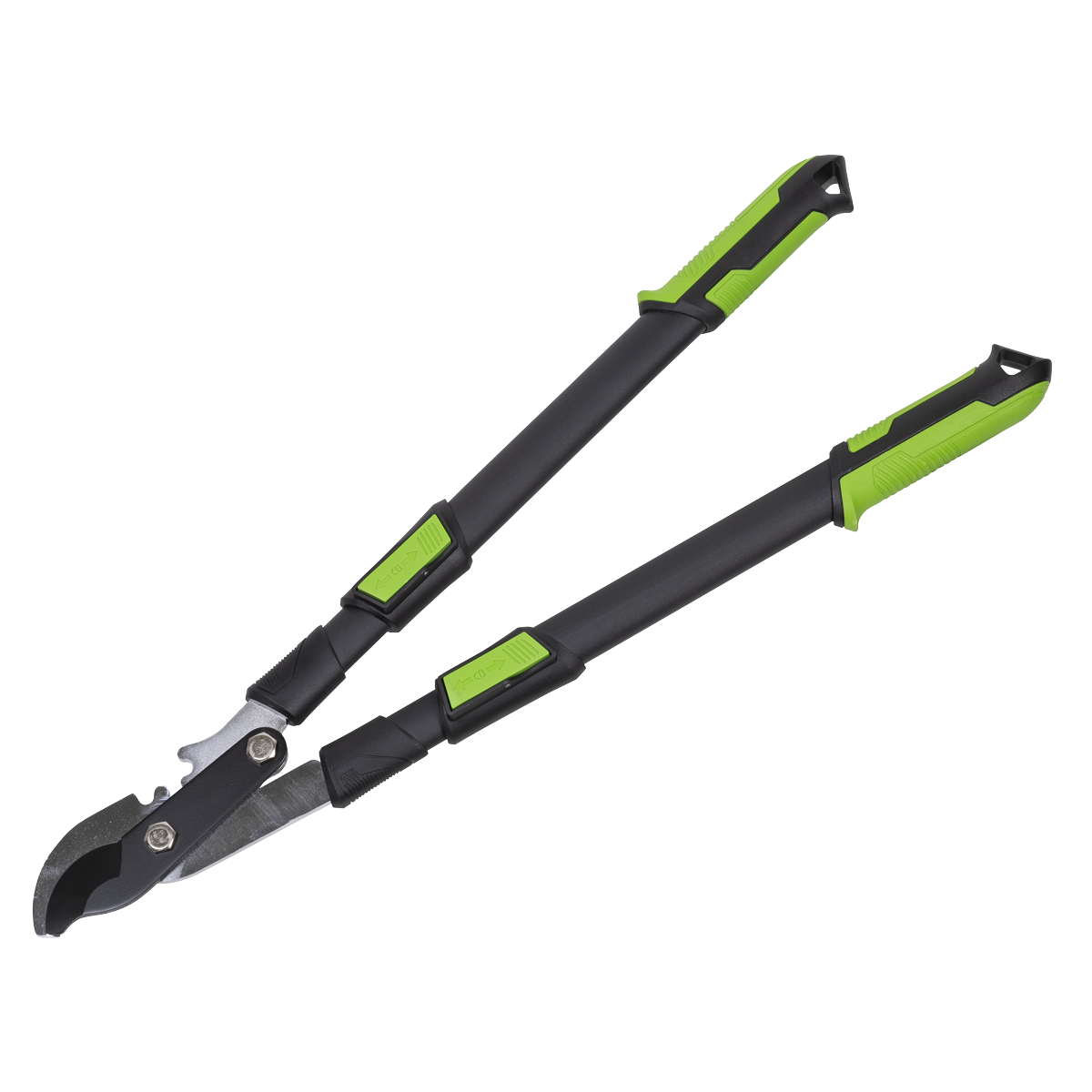 Sealey GTSG016 Telescopic Bypass Lopping Shears with Soft Grip Handle, Geared & Carbon Steel Blade