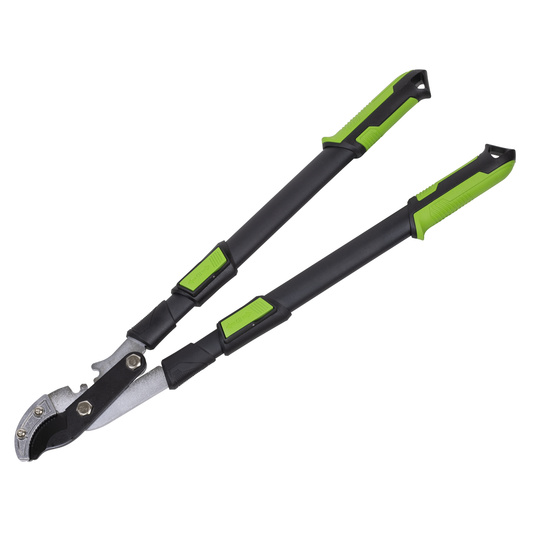 Sealey GTSG017 Telescopic Anvil Lopping Shears with Soft Grip Handle, Geared & Carbon Steel Blade