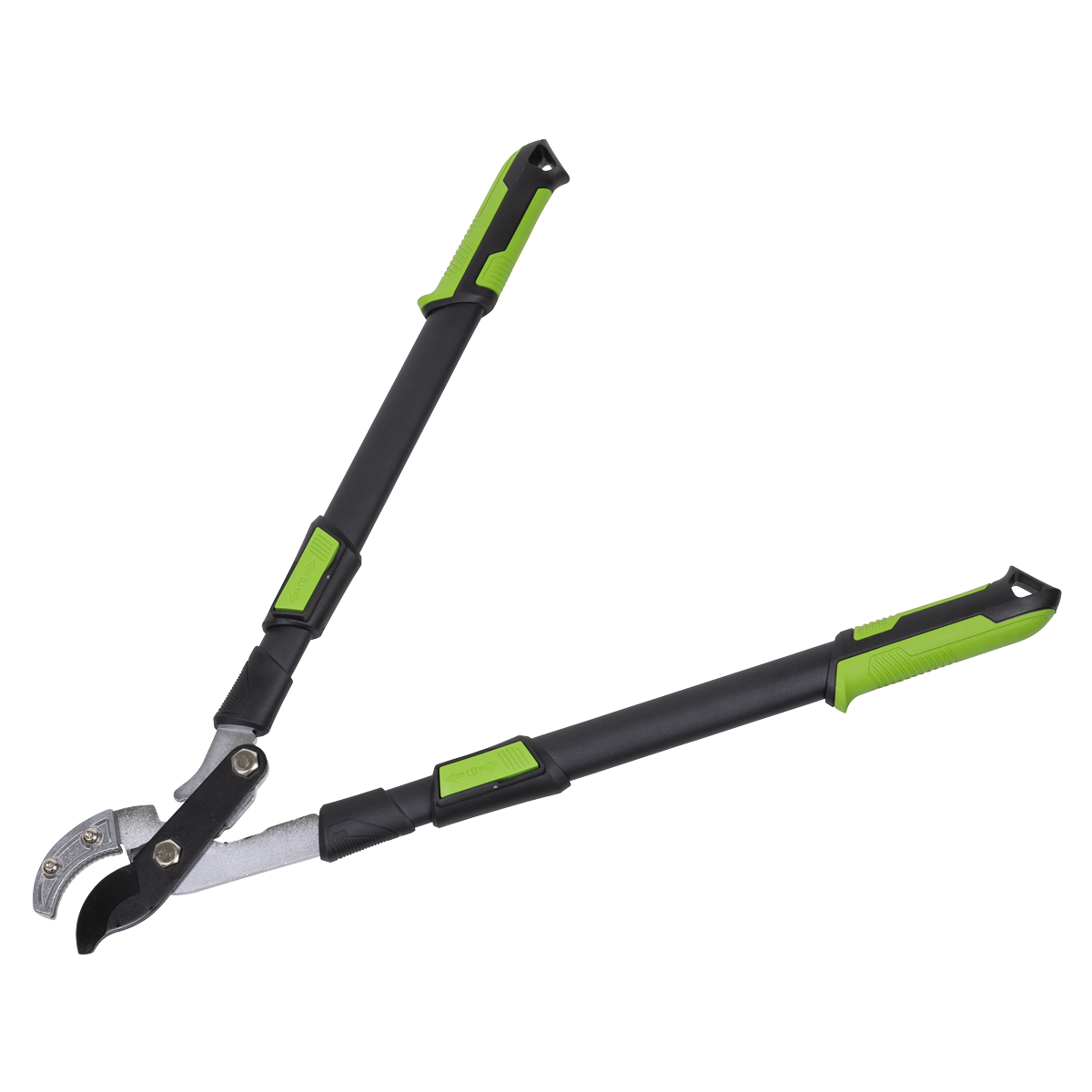 Sealey GTSG017 Telescopic Anvil Lopping Shears with Soft Grip Handle, Geared & Carbon Steel Blade