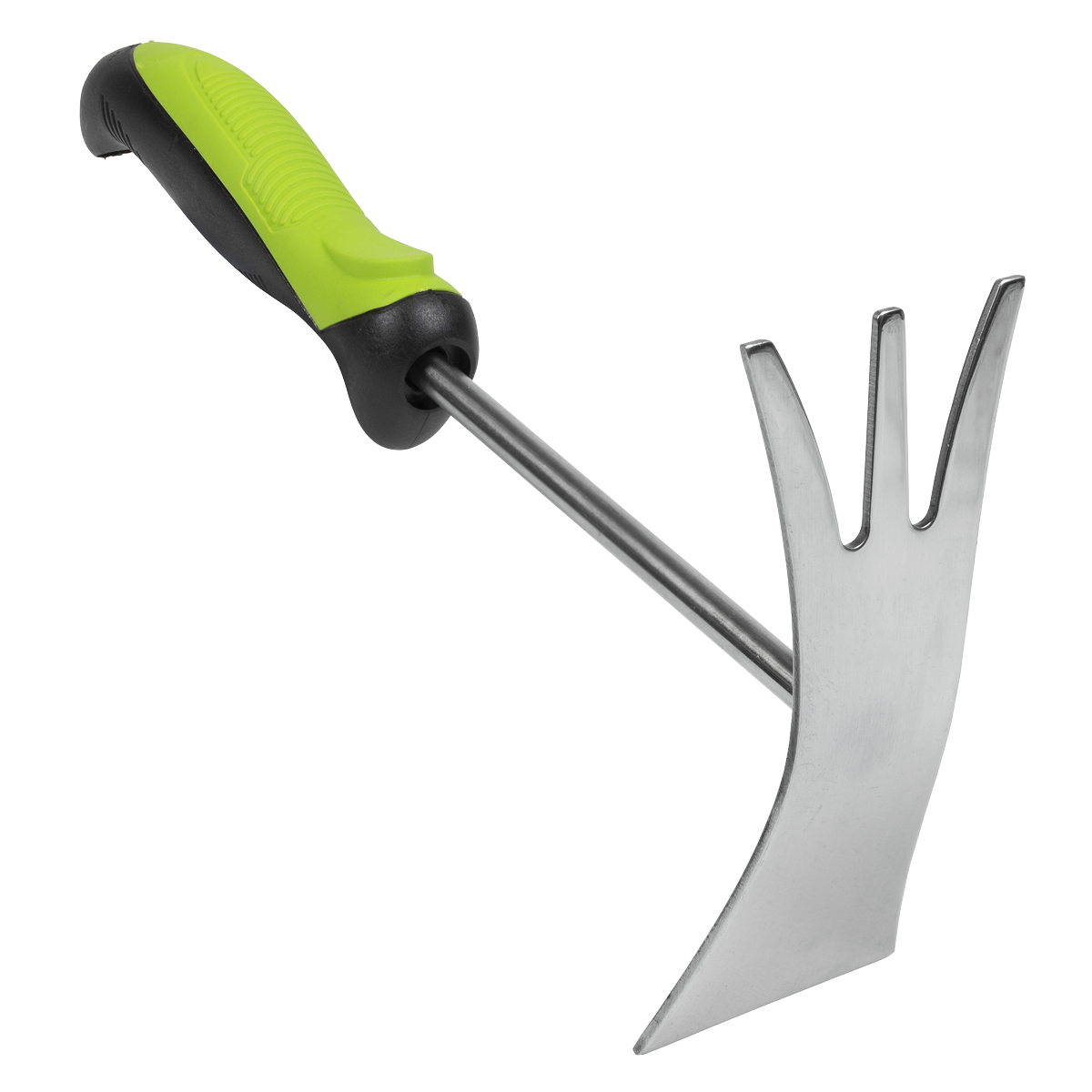 Sealey GTSG022 2-In-1 Garden Hand Tool with Soft Grip Handle & Stainless Steel Tines/Blade