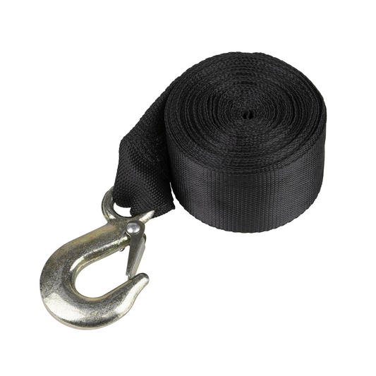 Sealey GWES20 Trailer Winch Strap with Forged Hook 50mm x 10m 1350kg Breaking Strength
