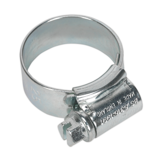 Sealey HCJ0X HI-GRIP® Zinc Plated Hose Clip 17-25mm - Pack of 20