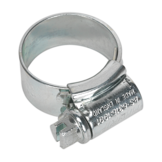 Sealey HCJ0 HI-GRIP® Zinc Plated Hose Clip 14-22mm - Pack of 30
