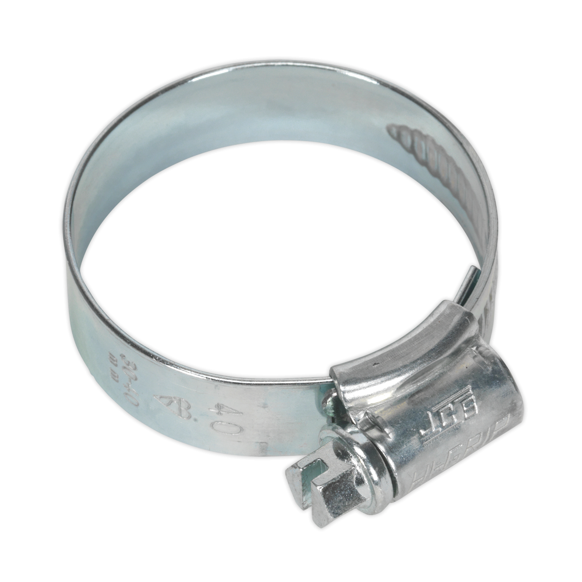 Sealey HCJ1X HI-GRIP® Zinc Plated Hose Clip 30-40mm - Pack of 20