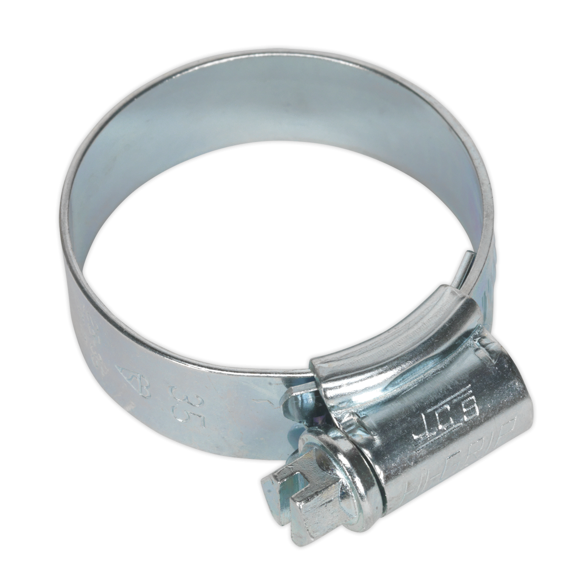 Sealey HCJ1 HI-GRIP® Zinc Plated Hose Clip 25-35mm - Pack of 20